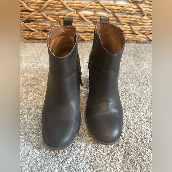 Black leather booties - Picture 8 of 8